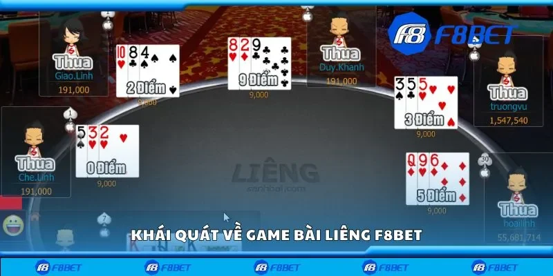 Khái quát về game bài liêng F8bet