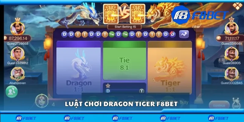 Luật chơi dragon tiger f8bet